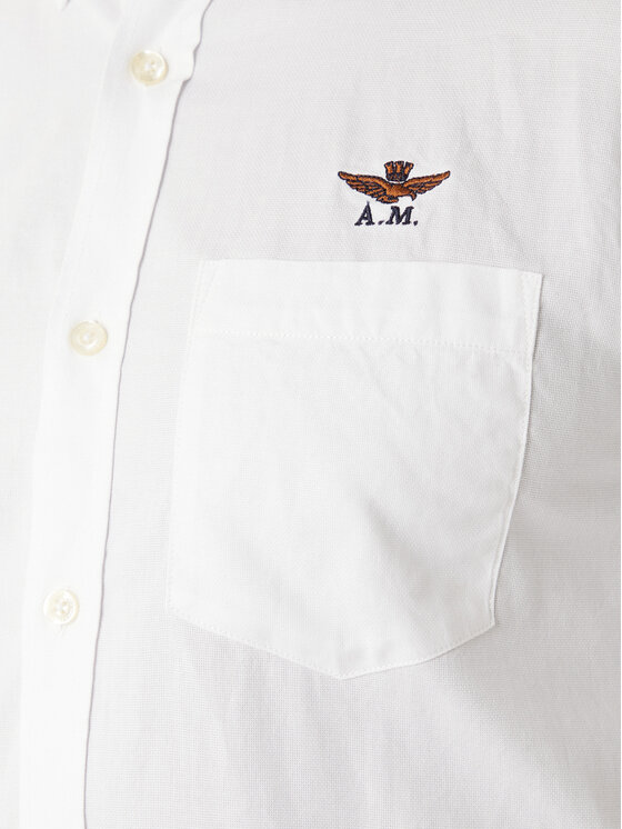 Aeronautica Militare Aeronautica Militare Košulja 252CA1277UCT03532 Bijela Regular Fit
