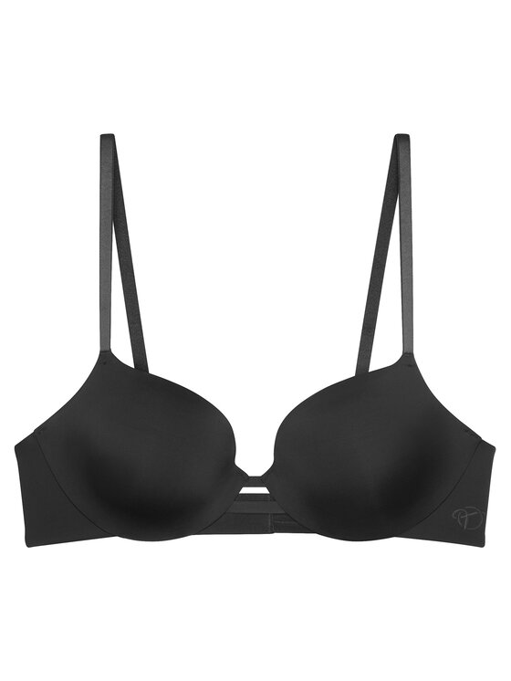 Triumph Triumph Biustonosz z fiszbiną Body Make-Up Illusion 10226399 Czarny