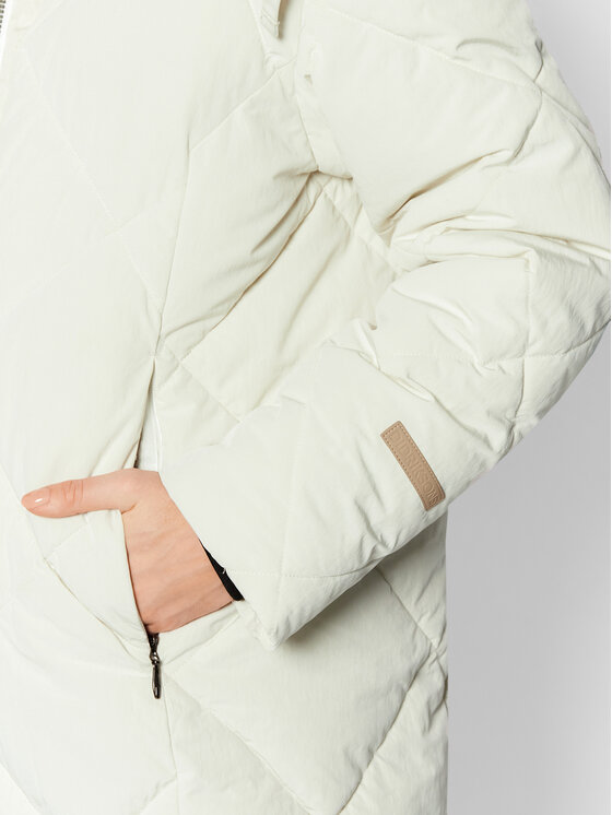 Didriksons Didriksons Zimné bundy Torun 503868 Écru Relaxed Fit