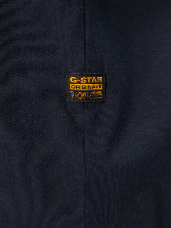 G-Star Raw G-Star Raw T-Shirt Base-S D16411-336 Σκούρο μπλε Regular Fit