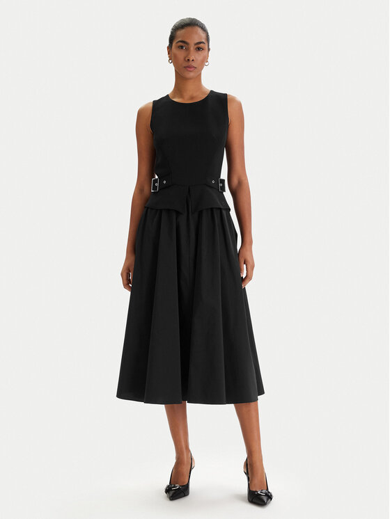 KARL LAGERFELD KARL LAGERFELD Φόρεμα καθημερινό B1W13023 Μαύρο Regular Fit