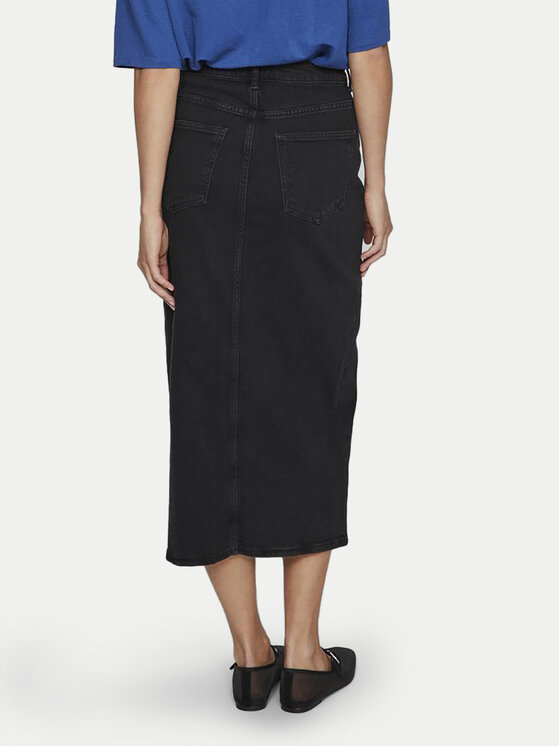 Vila Vila Teksaselik Jaf 14099736 Must Regular Fit