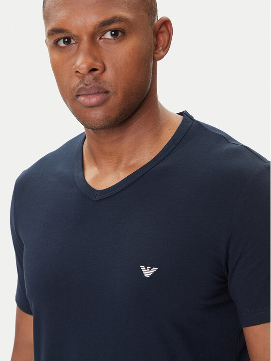 Emporio Armani Underwear Emporio Armani Underwear 2er-Set T-Shirts EM000392 AF14132 MB143 Dunkelblau Regular Fit