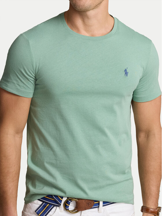 Polo Ralph Lauren Polo Ralph Lauren T-särk 710671438375 Roheline Custom Slim Fit