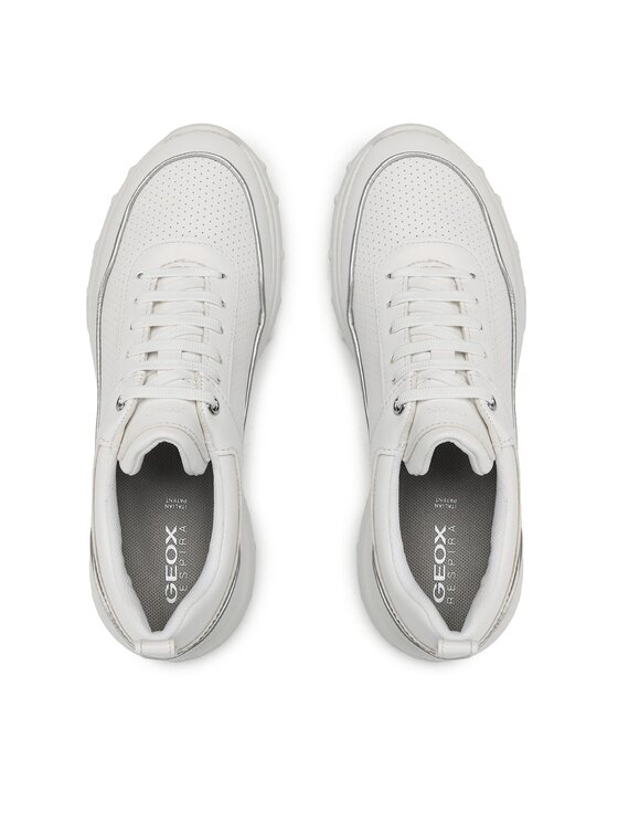 Geox Geox Sneakersy D Alleniee B D35LPB 0BCBN C1002 Biały