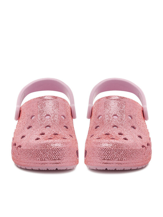 Crocs Crocs Şlapi C-BAYA GLITTER CLOG 205925-6GD Roz