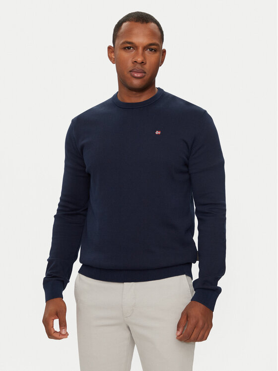 Napapijri Napapijri Pulover Droz NP0A4I2G Bleumarin Regular Fit