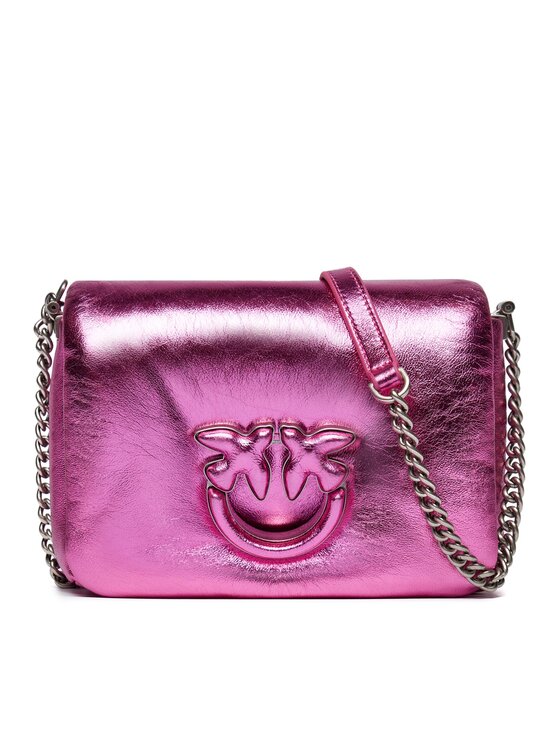 PINKO Pinko Kabelka Love Click Puff Baby AI 23-24 PLTT 101584 A0F8 Růžová
