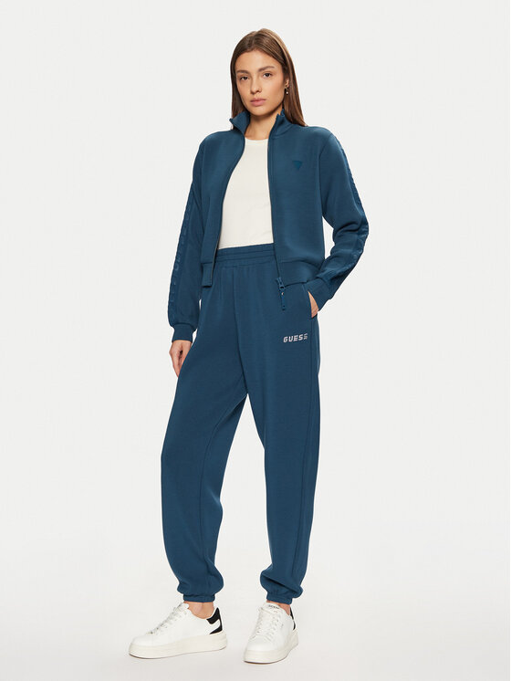 Guess Guess Teplákové nohavice V4BB13 K7UW2 Modrá Regular Fit