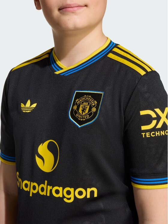 adidas adidas Koszulka techniczna Manchester United 25/26 Third Jersey Czarny Regular Fit