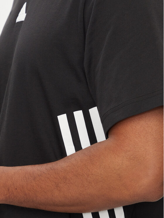 adidas adidas T-krekls Future Icons 3-Stripes IR9166 Melns Loose Fit
