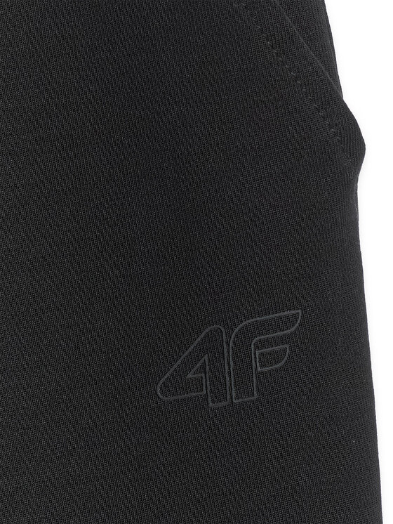 4F 4F Spodnie dresowe ESSENTIALS Czarny Regular Fit