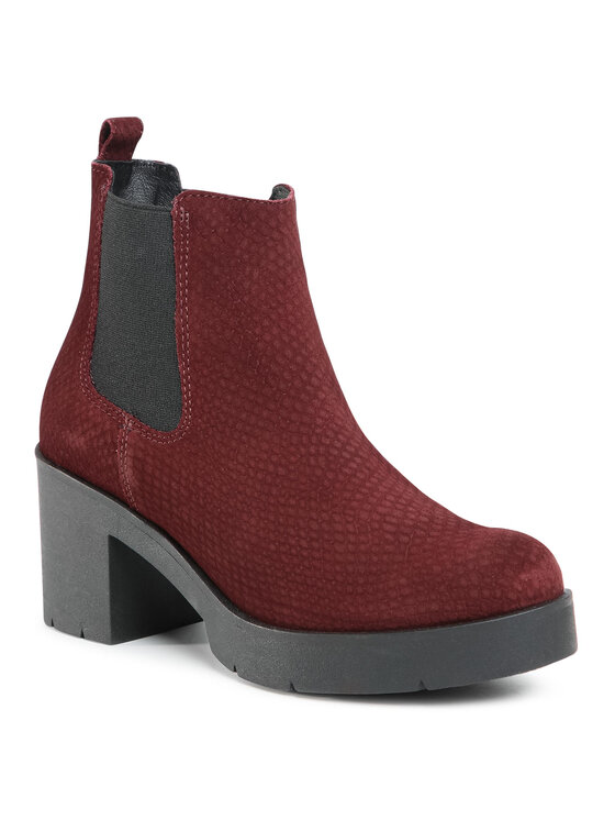 Lasocki Botki RST-CARMEN-02 Bordowy