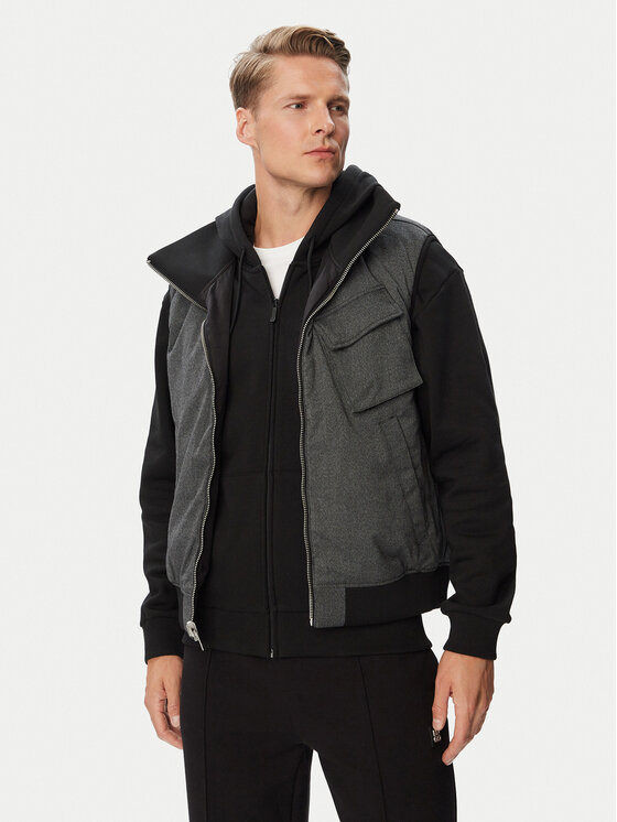 HUGO HUGO Bezrękawnik Bicko2641 50567296 Czarny Regular Fit