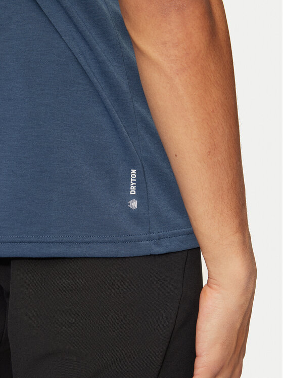 Salewa Salewa Treniņkrekls Solidlogo Dry 27018 Tumši zils Regular Fit