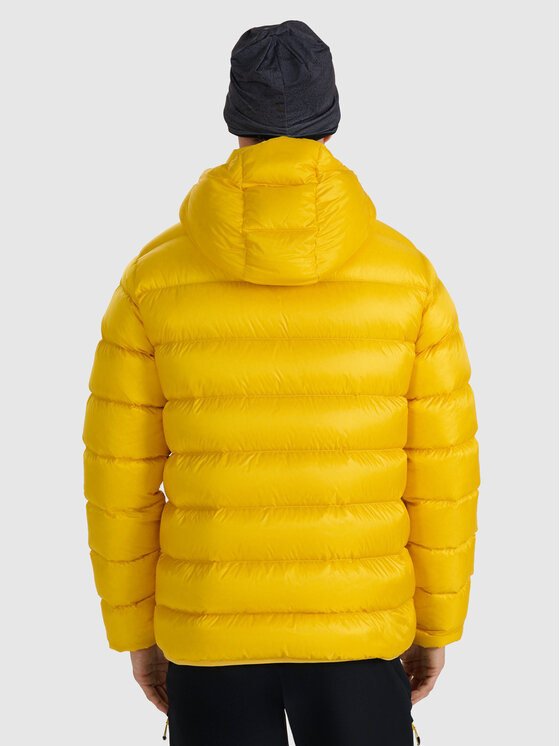 4F 4F Kurtka puchowa active Żółty Regular Fit