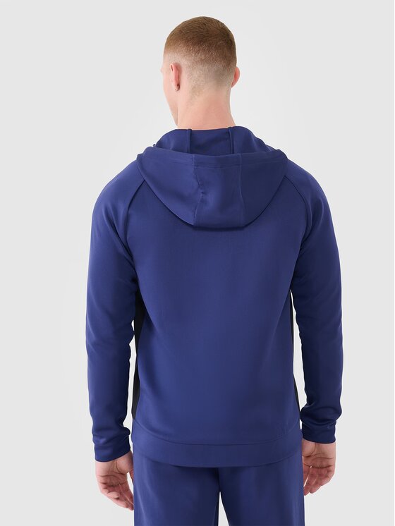 4F 4F Felpa tecnica 4FWSS25TFSWM513-30S Blu Regular Fit