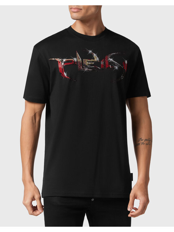 PHILIPP PLEIN PHILIPP PLEIN T-shirt 1525 Nero Regular Fit