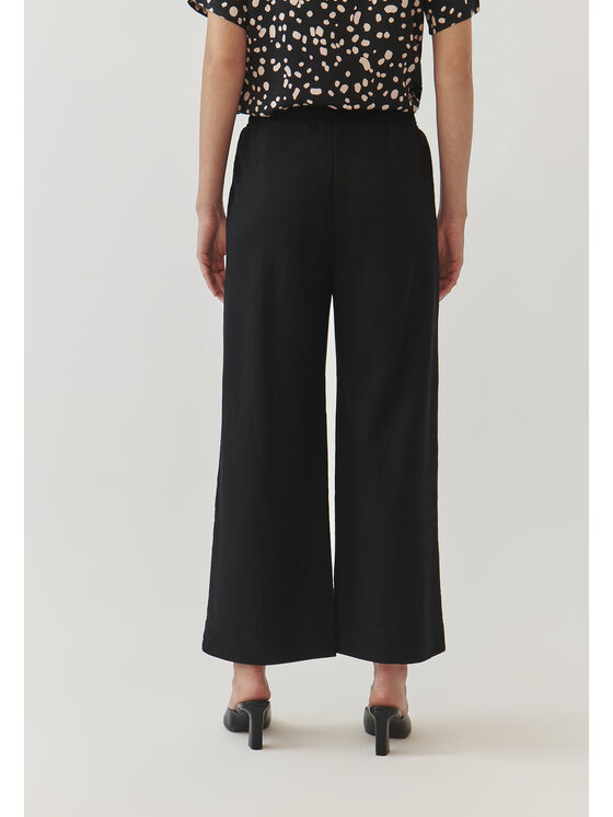 TATUUM TATUUM Bavlnené nohavice SAVANNA Čierna Loose Fit