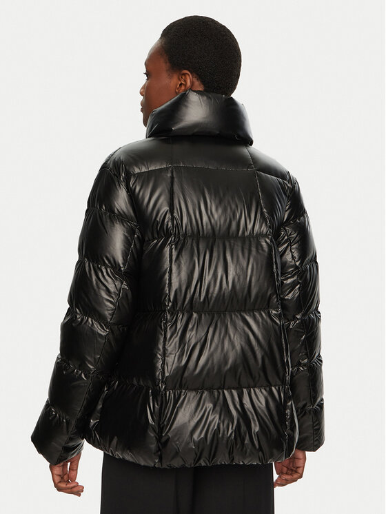ViCOLO ViCOLO Geacă de iarnă TS0021 Negru Regular Fit