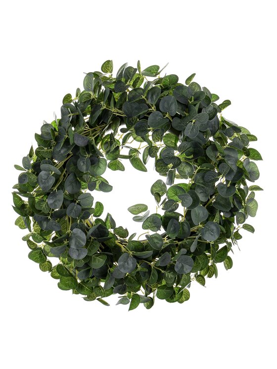 MIAhome MIAhome Dekoracja wianek wiosenny Ø 45 cm COURONNE - II LISTKI-2 Zielony