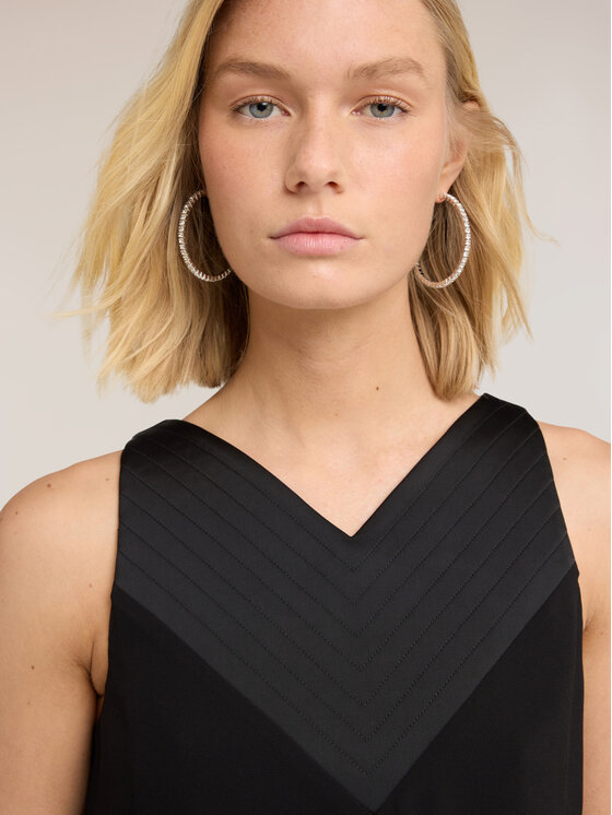 Motivi Motivi Top D036Q000543N033 Nero Regular Fit