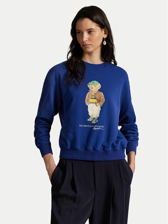 Polo Ralph Lauren Bluza 211971736001 Niebieski Relaxed Fit
