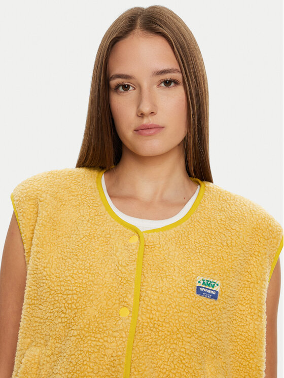 American Vintage American Vintage Безрукавка Hoktown HOK16BH24 Жовтий Loose Fit