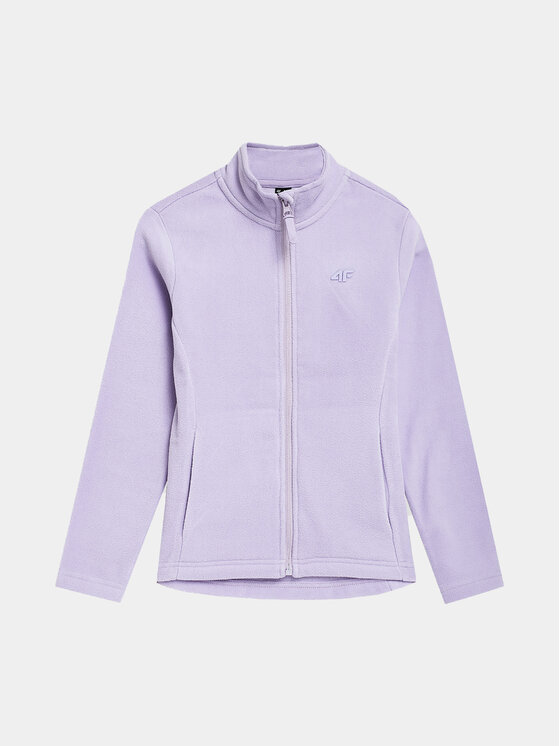 4F 4F Felpa di pile 4FJWSS24TFLEF166 Viola Regular Fit