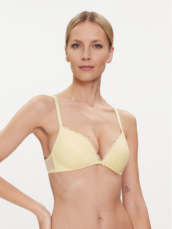 United Colors Of Benetton Reggiseno senza ferretto 34N21R01A Giallo Modivo