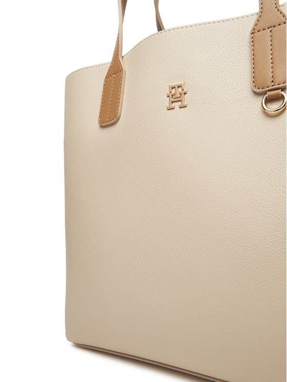 Tommy Hilfiger Tommy Hilfiger Τσάντα Th Distinct Satchel AW0AW17463 Μπεζ