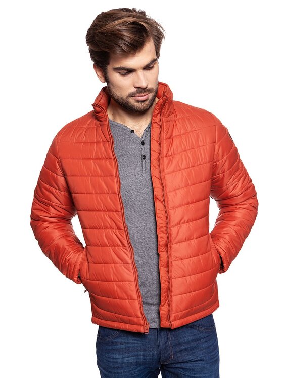 Wrangler Wrangler Giubbotto invernale THE THERMAL Rosso Slim Fit
