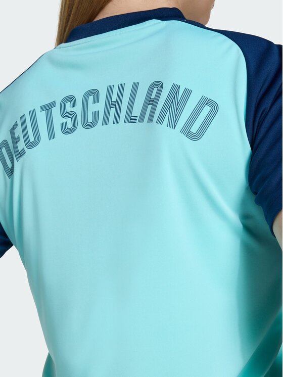 adidas adidas Koszulka techniczna 161568 Turkusowy Slim Fit