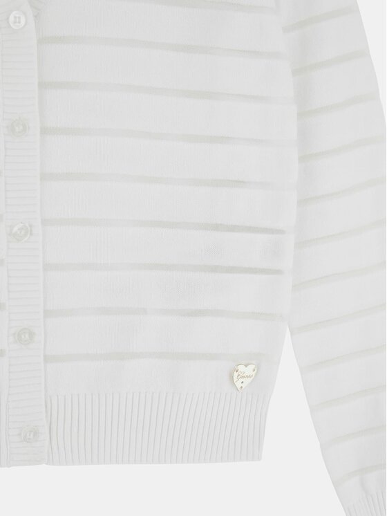 Guess Kids Guess Kids Sweter 174585 Biały Classic Fit