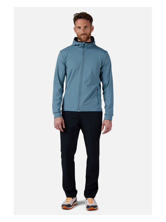 Rossignol Rossignol Bluza techniczna Mid Layer Stretch Hoodie Niebieski Regular Fit