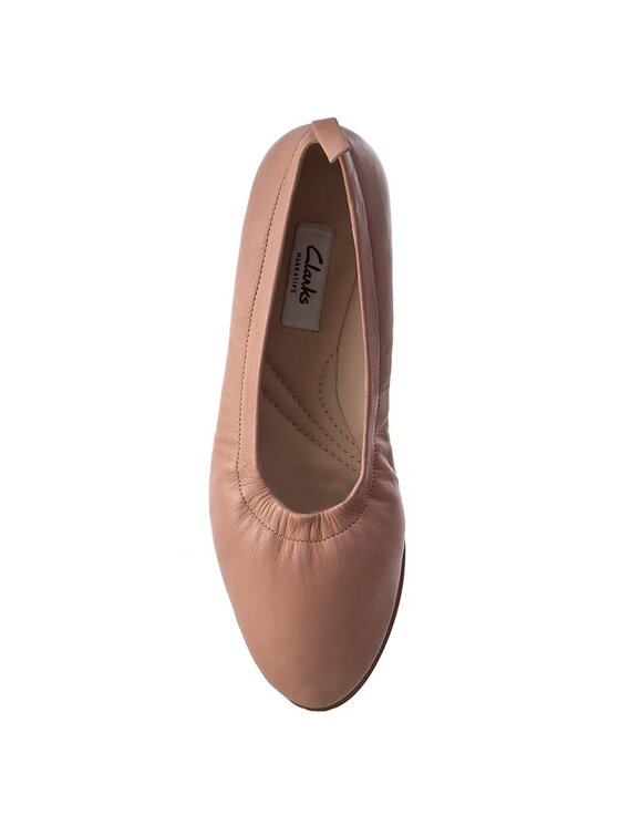 Clarks Baleriny Grace Mia 261245414 Ro owy Modivo.pl