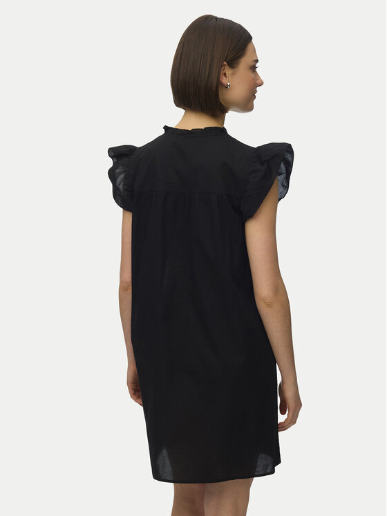 Vero Moda Vero Moda Коктейлна рокля Line 10346970 Черен Oversize