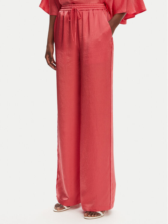 PINKO PINKO Текстилни панталони 104595 A2BU Коралов Regular Fit