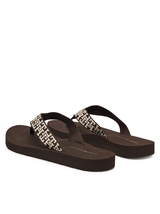 Tommy Hilfiger Tommy Hilfiger Flip-flops Corportate Sandal FW0FW09610 Barna