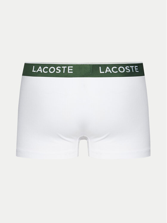 Lacoste Lacoste 3 bokseršortu pāru komplekts 5H1300 Balts