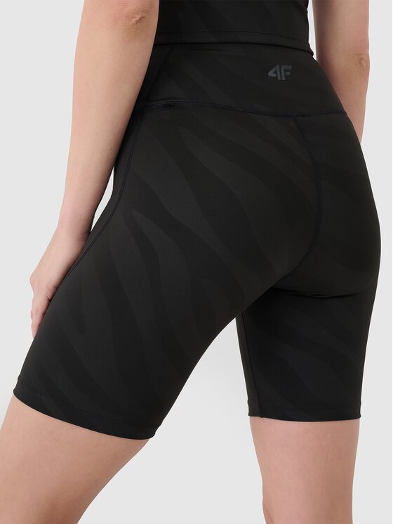 4F 4F Leggings 4FWSS25TFSTF016-20S Nero Slim Fit