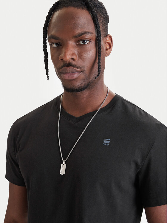 G-Star Raw G-Star Raw Majica Base-S D16412-336-6484 Črna Regular Fit