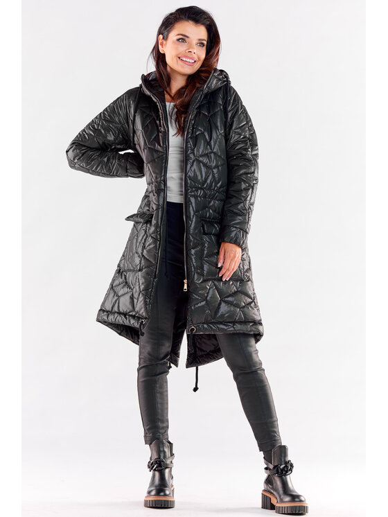 Awama Awama Kabát A538 Černá Basic Fit
