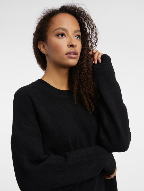Orsay Orsay Sweter 507510660000__S Czarny Regular Fit