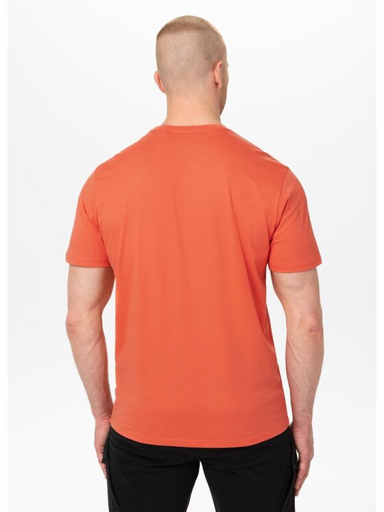 PITBULL PITBULL T-Shirt AUTOMATIC Pomarańczowy Regular Fit