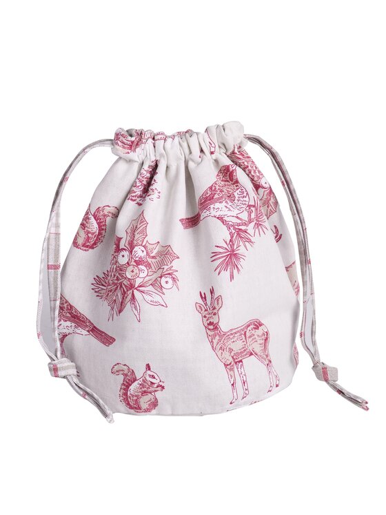 Roseberry Home Roseberry Home Chlebak Toile de Jouy Blue Red Forest Czerwony
