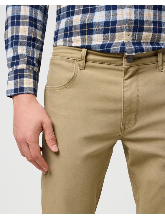 Wrangler Wrangler Jeansy GREENSBORO Beżowy Straight Leg
