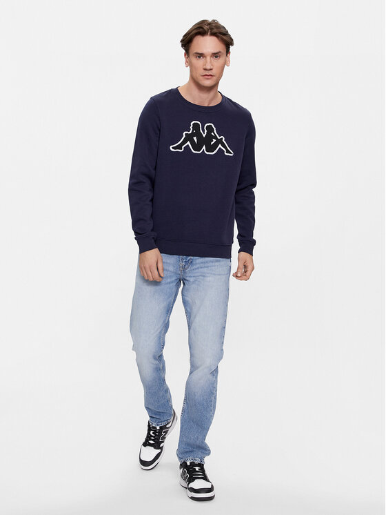 Kappa Kappa Pulóver Airvit 3032BZ0 Sötétkék Regular Fit