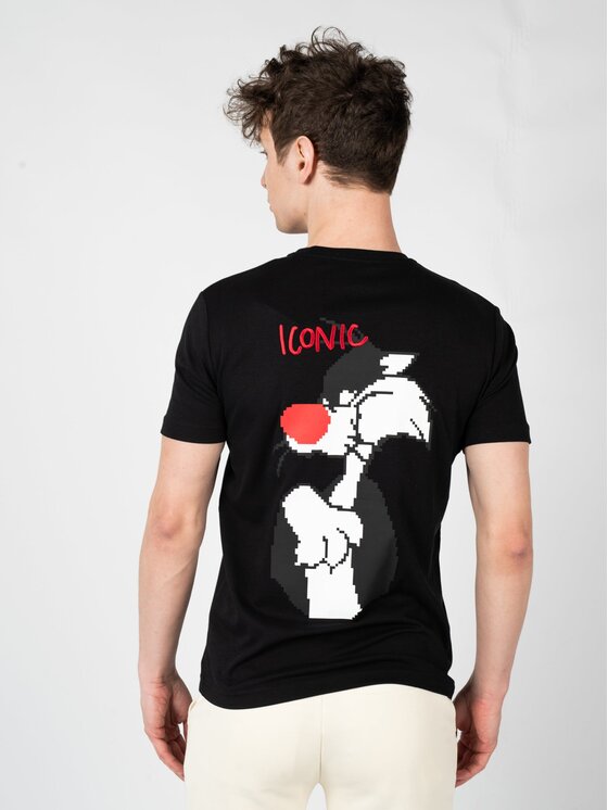 Iceberg Iceberg T-Shirt F0256307 Μαύρο Regular Fit