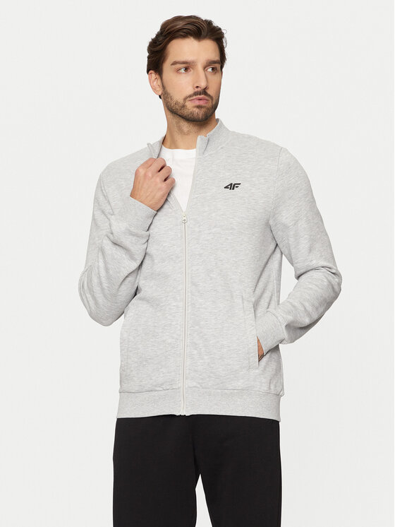 4F 4F Mikina 4FWMM00TSWSM1463 Šedá Regular Fit